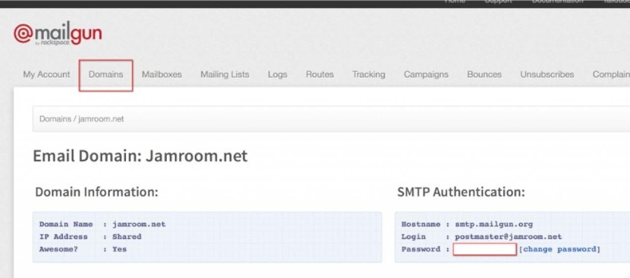 Postfix config file